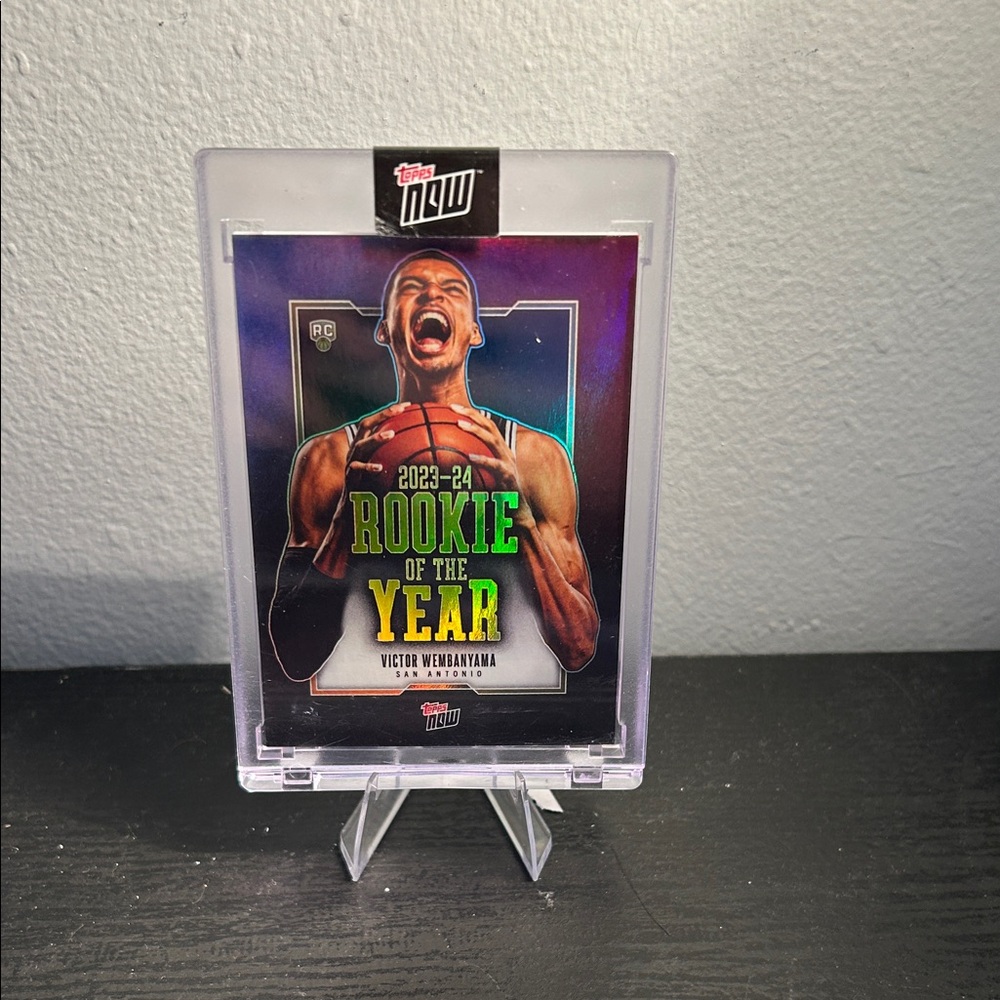 2023-24 Rookie of the Year Victor Wembanyama Topps Now